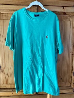Polo by Ralph Lauren Women’s Mint Green Classic Crew Neck Tee